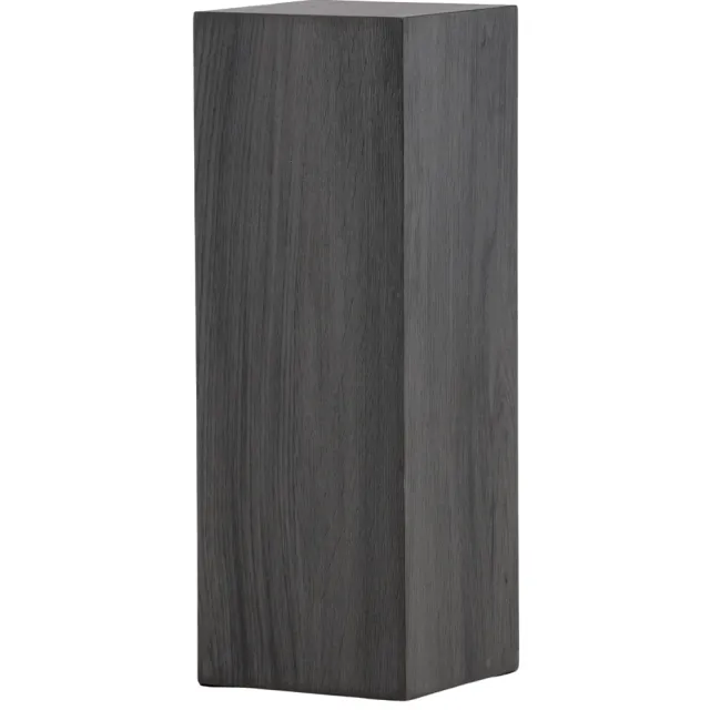 Nest living Rana houten decoratieve zuil zwart - 65 x 23 cm