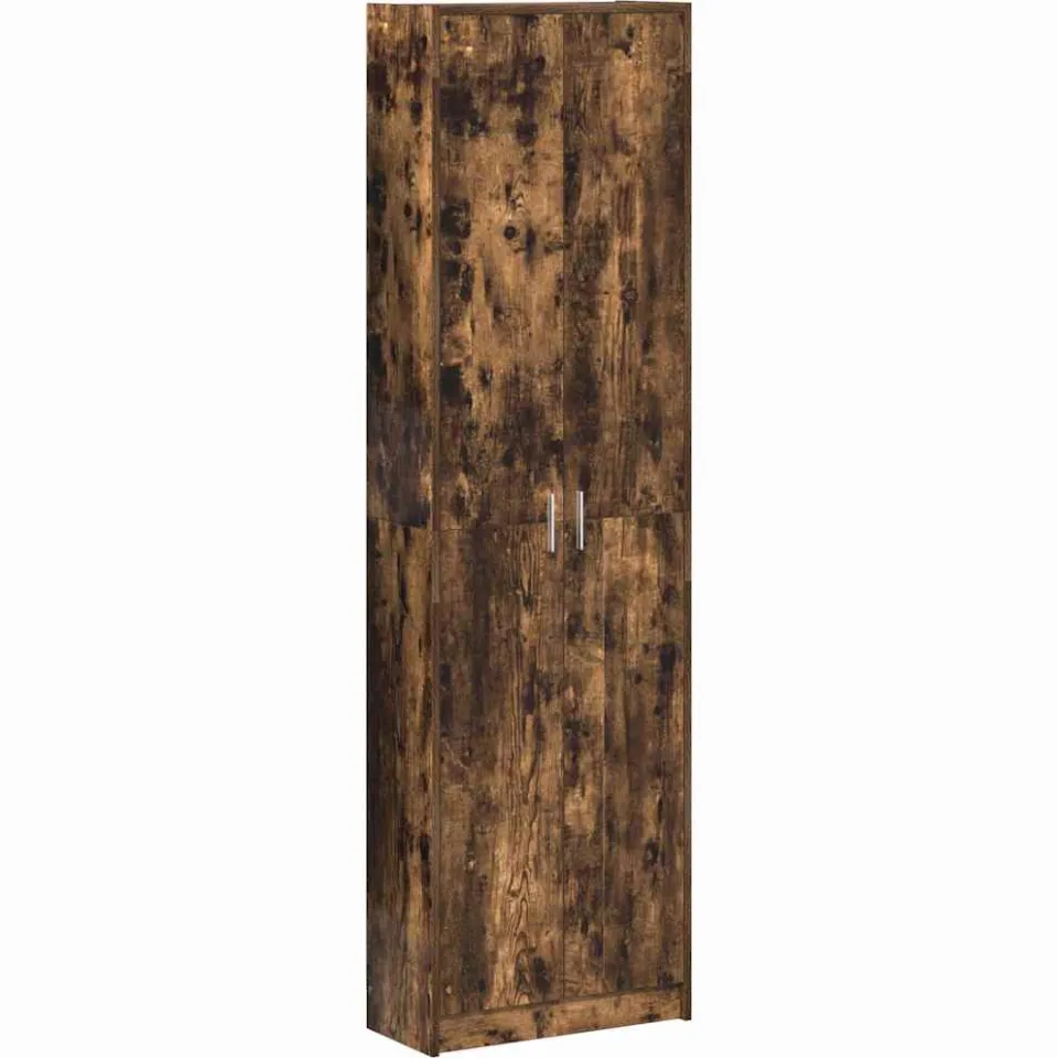 vidaXL Kledingkast Gerookt eiken 55 x 25 x 189 cm, foto 3