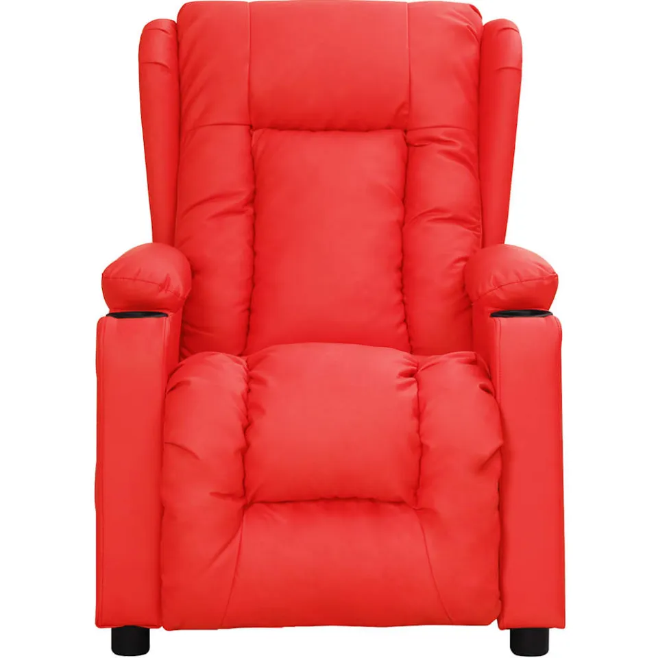 vidaXL Massagestoel kunstleer rood, foto 2