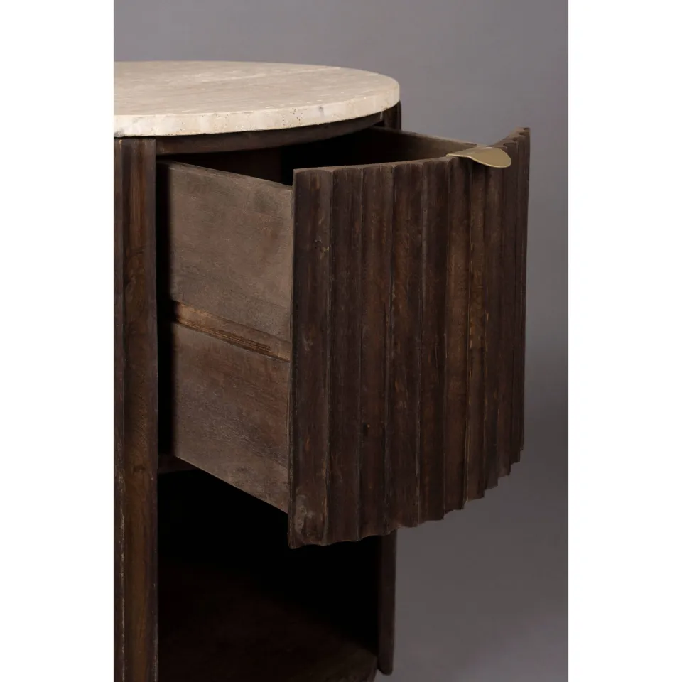 Dutchbone Marlow bijzettafel bruin, foto 3