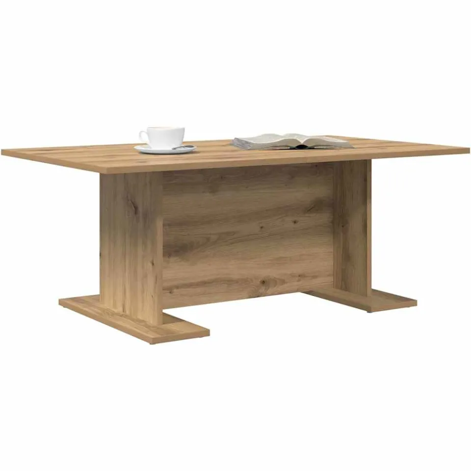 vidaXL Salontafel artisanaal eikenkleurig 103,5 x 60 x 40 cm Bruin