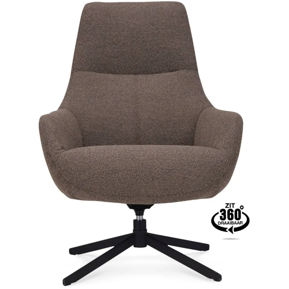 Wehkamp Home fauteuil bruin, foto 4