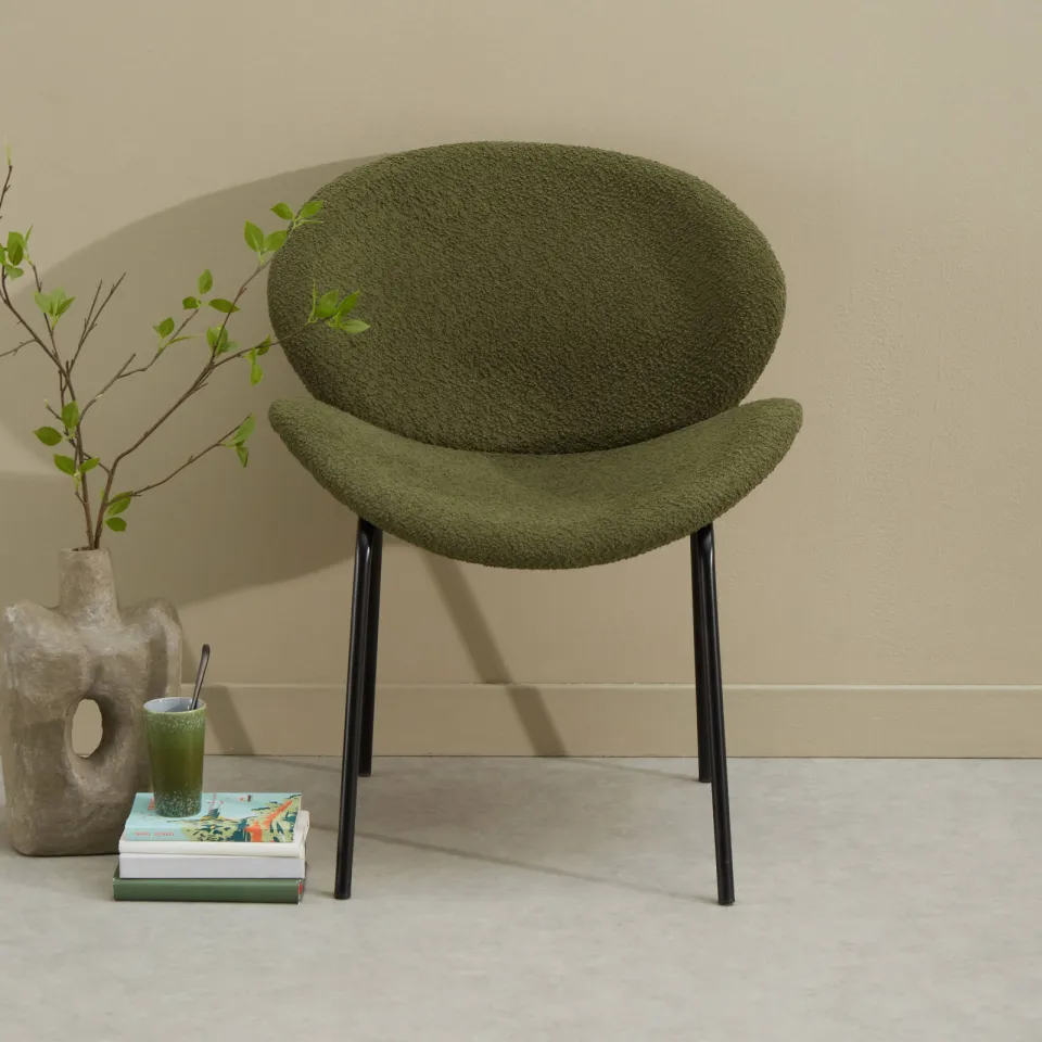 NOUS Living eetkamerstoel Noa groen, foto 3