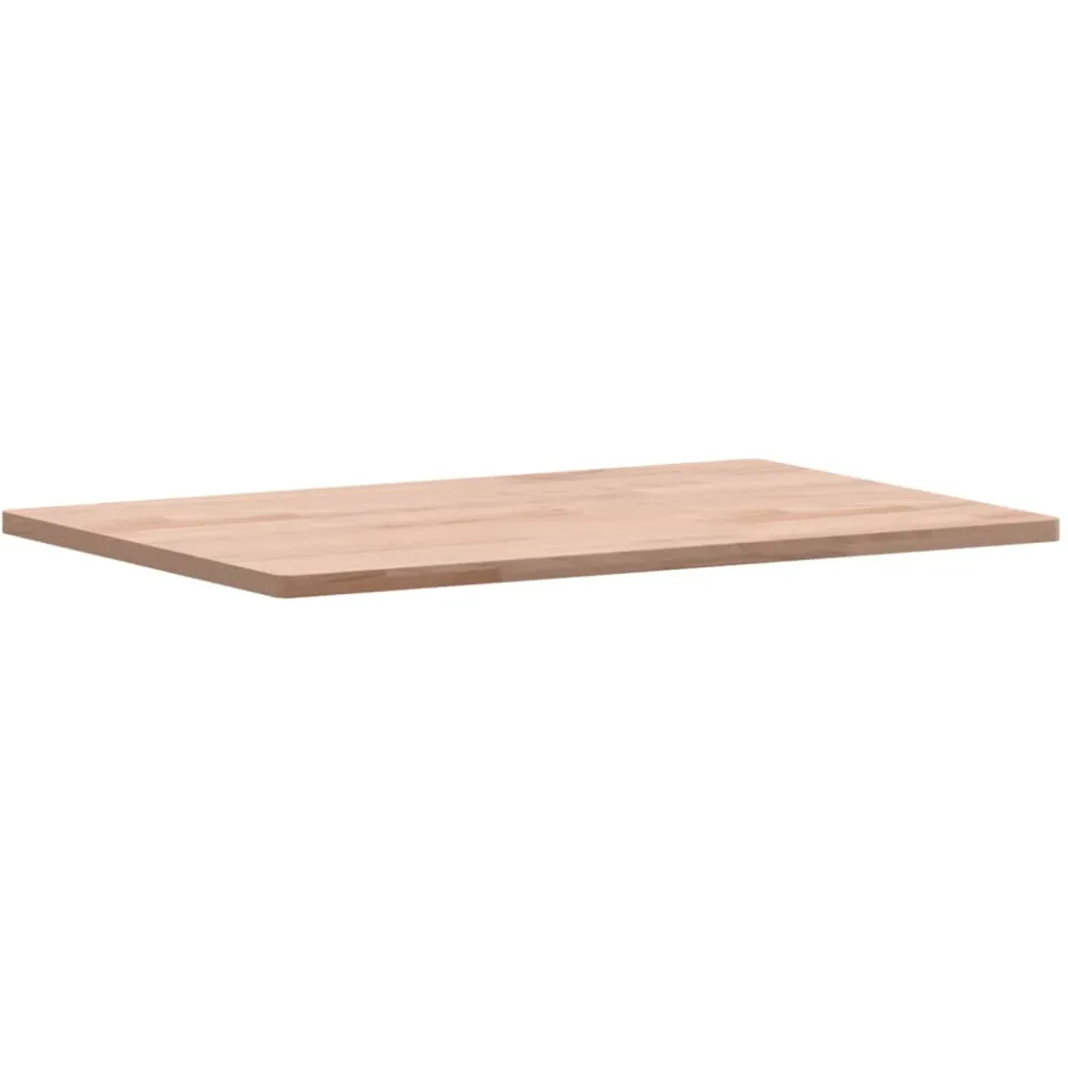 vidaXL Tafelblad rechthoekig 60x40x1,5 cm massief beukenhout Bruin