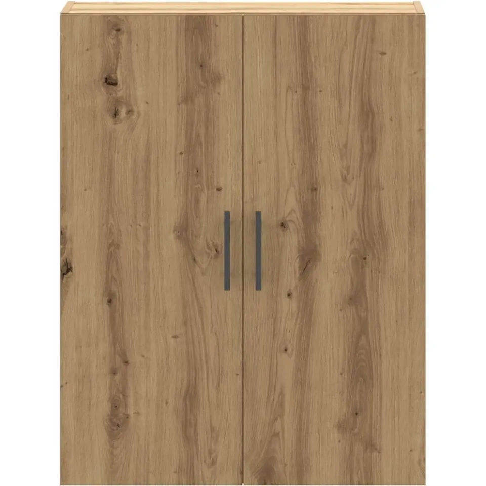 vidaXL Wandkast 69,5x34x90 cm artisanaal eikenkleurig Bruin