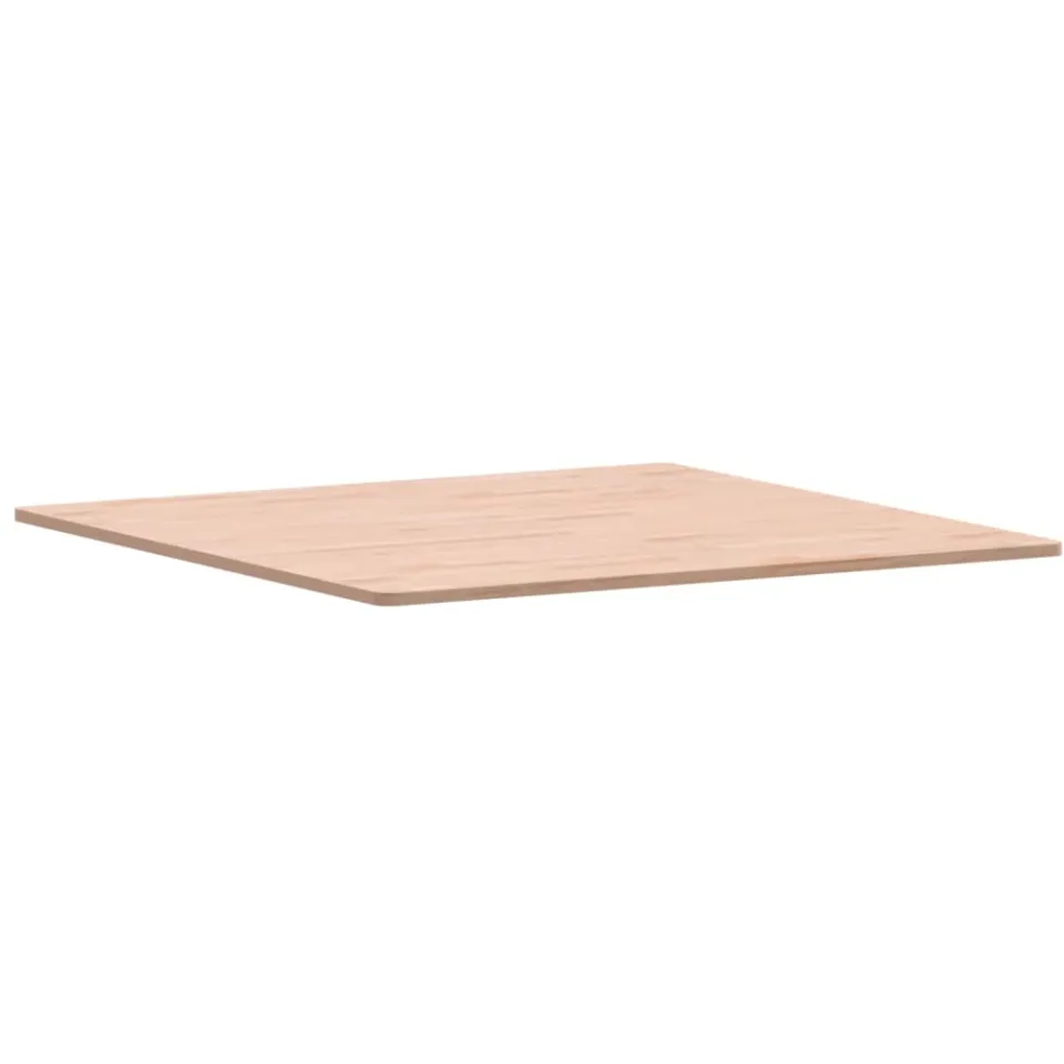 vidaXL Tafelblad vierkant 90x90x1,5 cm massief beukenhout Bruin