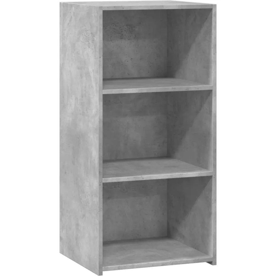 vidaXL Dressoir 45x41x93 cm bewerkt hout betongrijs grijs, foto 3