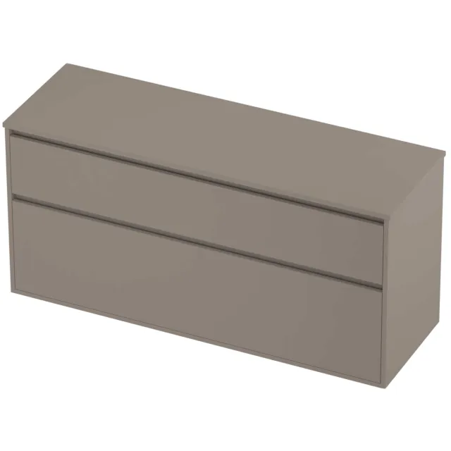 Proline Deck Badmeubelset Greeploos Asymmetrisch Kader 140x46x67 cm Clay Beige