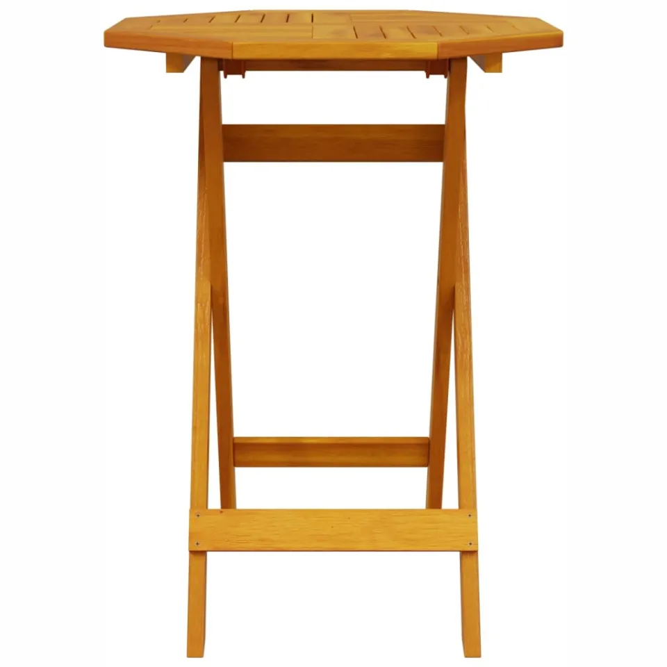vidaXL 3-delige Bistroset inklapbaar massief acaciahout bruin, foto 4