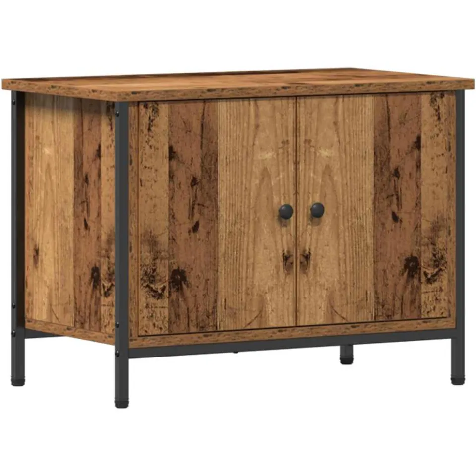 vidaXL TV-kast 60 x 35 x 45 cm Oud Hout Bewerkt hout bruin, foto 3