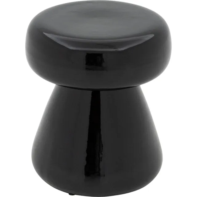 Kave Home Bijzettafel Manya van zwart keramiek Ø 38 cm