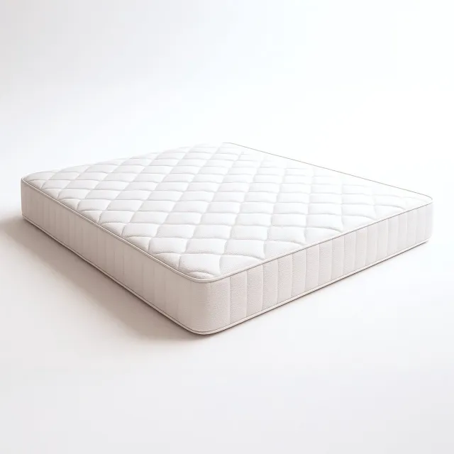 White Stone The White Stone Brandvertragende Matras 80x190 van Memory Foam Hoogte 20 cm | Orthopedisch | Hypoallergene en Antibacteriële Tijk | Gemaakt in Italië Bianco
