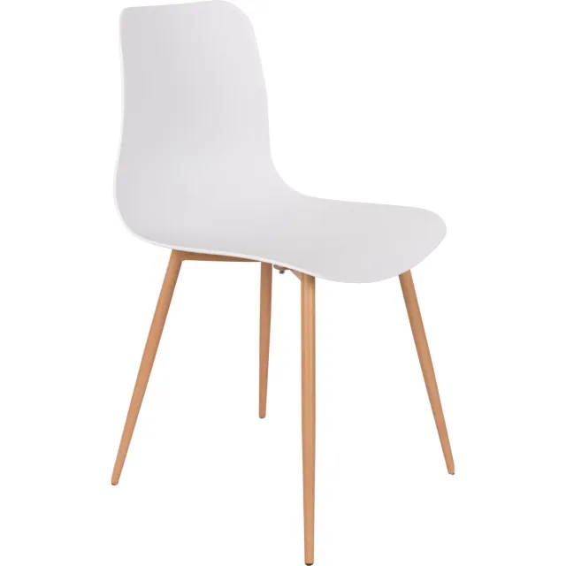 AnLi Style CHAIR LEON WHITE Wit