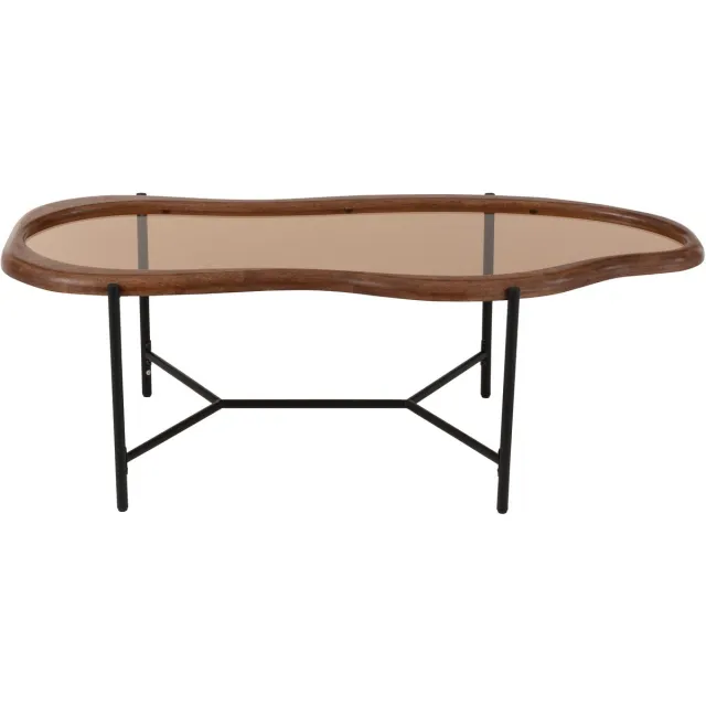 J-Line salontafel Zig - glas - mix Multi