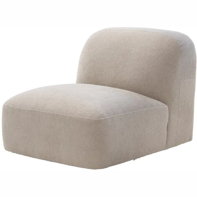 Giga Meubel Fauteuil Mary - Stof/Metaal - Taupe