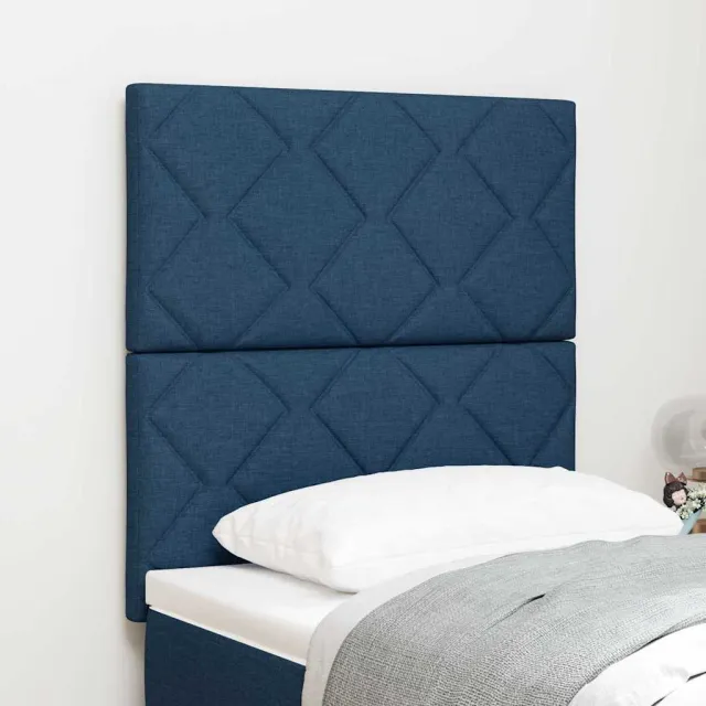 vidaXL Hoofdbord Blauw 80 cm Stof