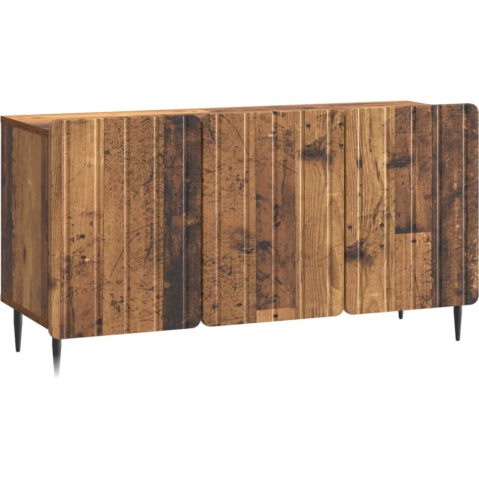 vidaXL TV-kast 99 x 34,5 x 52 cm Oud hout Bewerkt hout Bruin