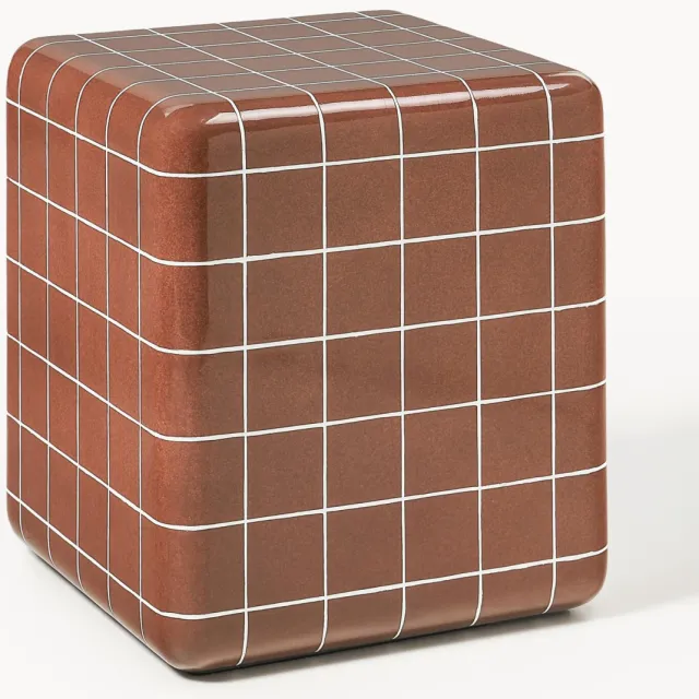 Westwing Collection In- & outdoor bijzettafel Doug Terracotta