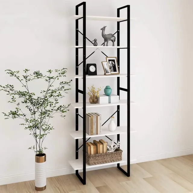 vidaXL Hoge kast 80x30x210 cm massief grenenhout wit, foto 2