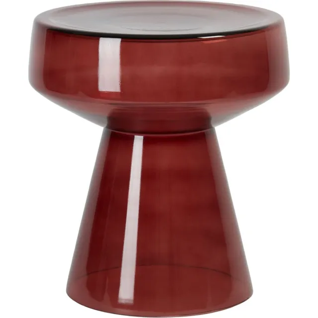Light & Living Bijzettafel Dakwa - Rood - Ø37cm - Modern