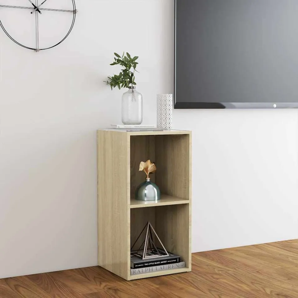 vidaXL Tv-meubel 72x35x36,5 cm bewerkt hout sonoma eikenkleurig, foto 4