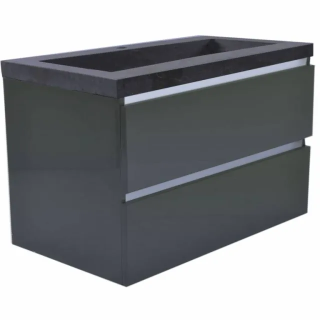 Aqua Splash Luna badmeubel 80x47 hoogglans grijs