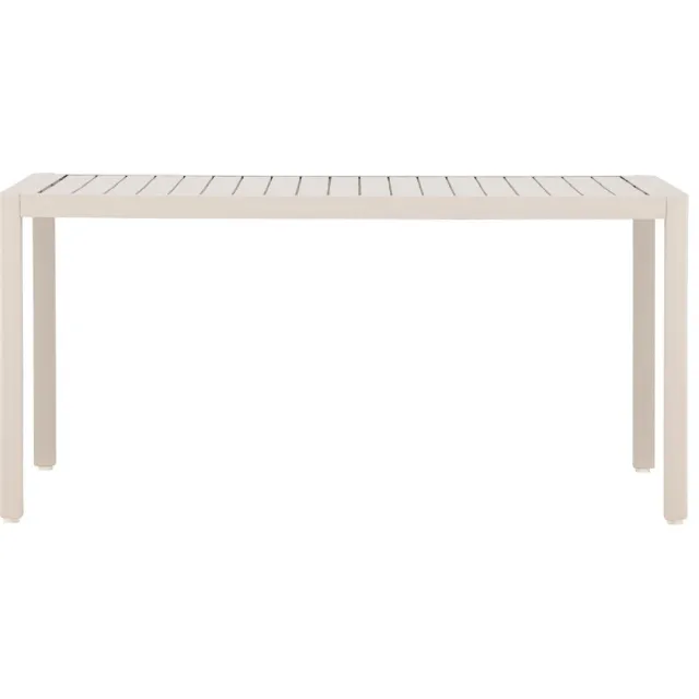 Nest of Nora Aluminium tuintafel Liva - rechthoekig 150x85 - Weerbestendig - Beige