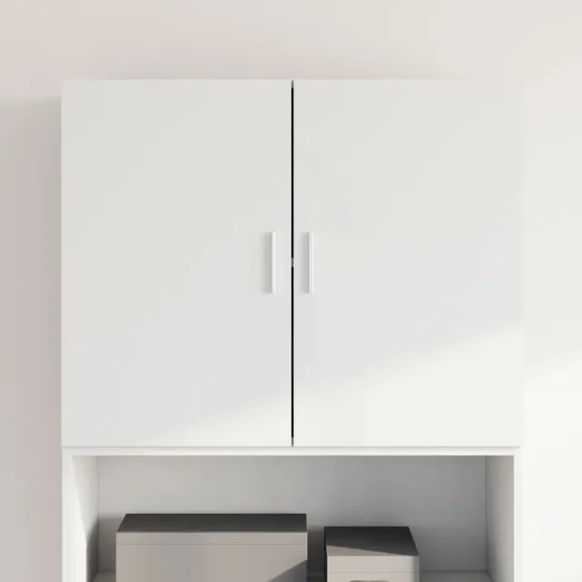 vidaXL Wandkast 80x42,5x64 cm bewerkt hout wit, foto 2