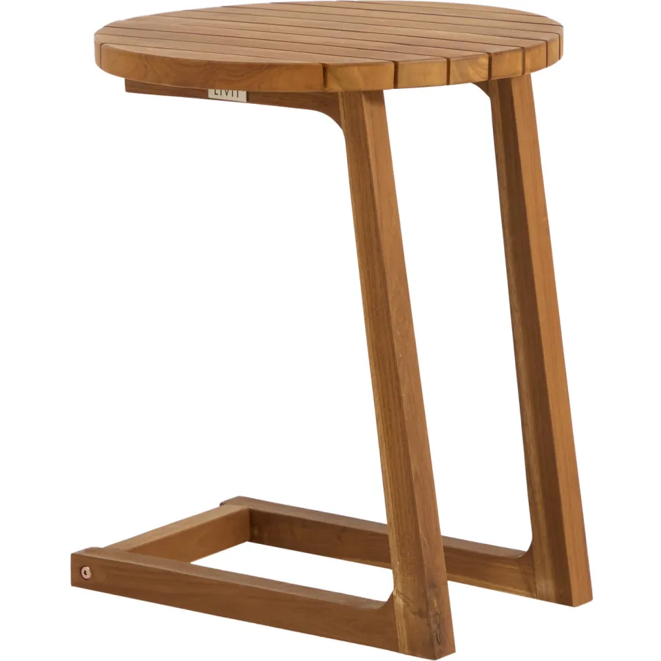 NOUS Garden teak bijzettafel Volta (Ø40 cm) naturel, foto 3