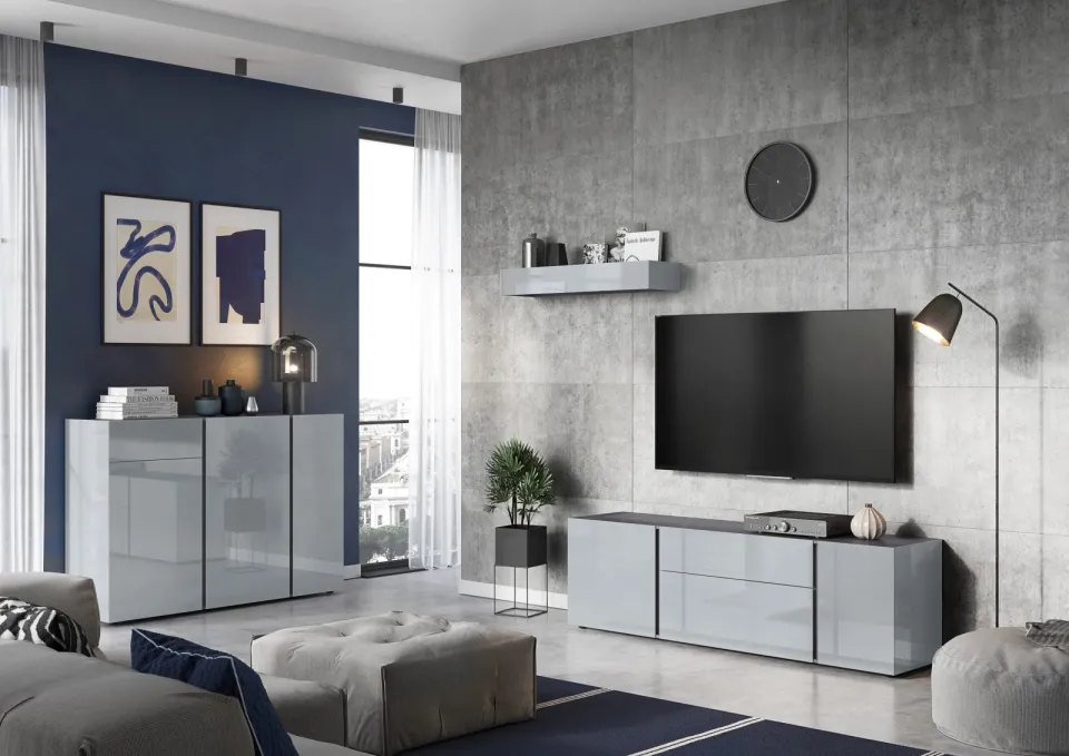 dressoir Taranto grijs, foto 4