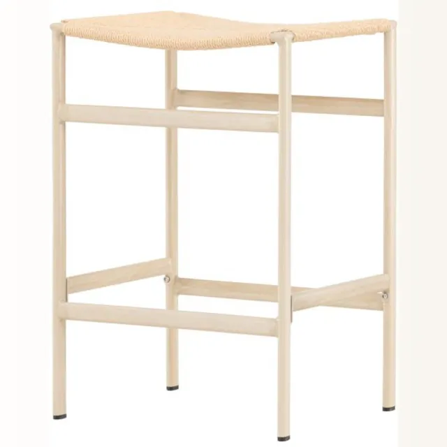 Svea Polsty barkruk 63 cm - rattan - beige