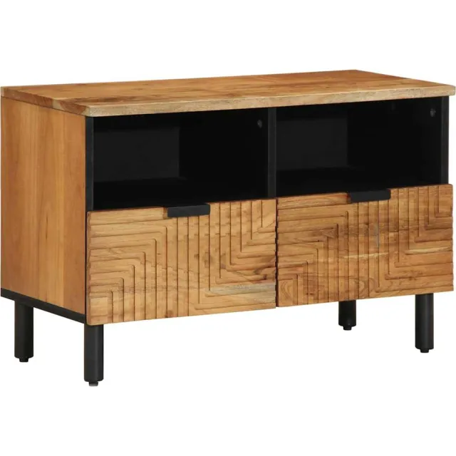 vidaXL TV-kast 70x33x46 cm massief acaciahout bruin
