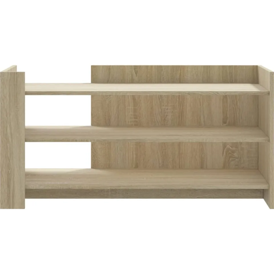 vidaXL Salontafel 100x50x50 cm bewerkt hout sonoma eikenkleurig, foto 3