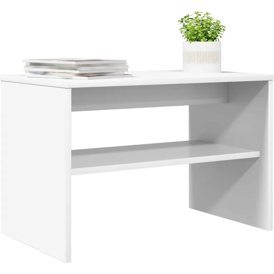 vidaXL TV-kast 60 x 35 x 40 cm Wit Bewerkt hout