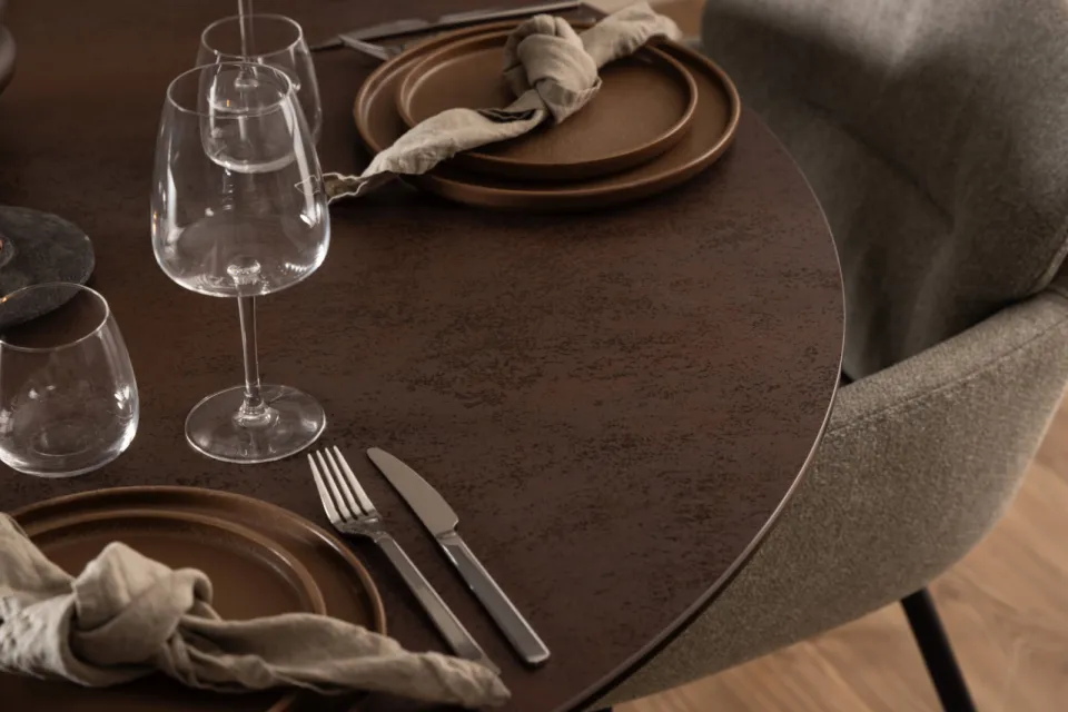 Wehkamp Home eetkamertafel Ricci bruin, foto 3