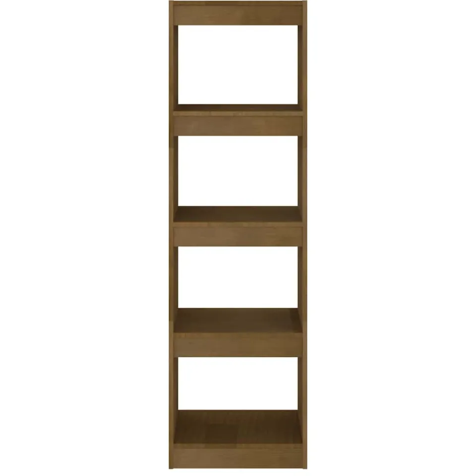vidaXL Boekenkast/kamerscherm 40x30x135,5 cm grenenhout honingbruin bruin, foto 4