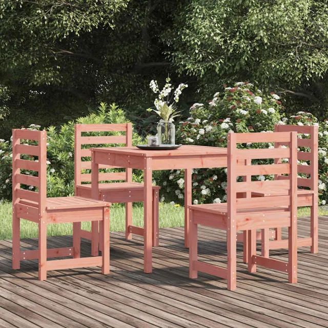 vidaXL 5-delige Tuinset massief douglashout bruin, foto 2