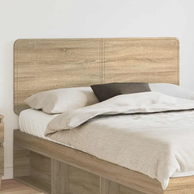 vidaXL Hoofdbord Sonoma Eiken Bewerkt hout Bruin