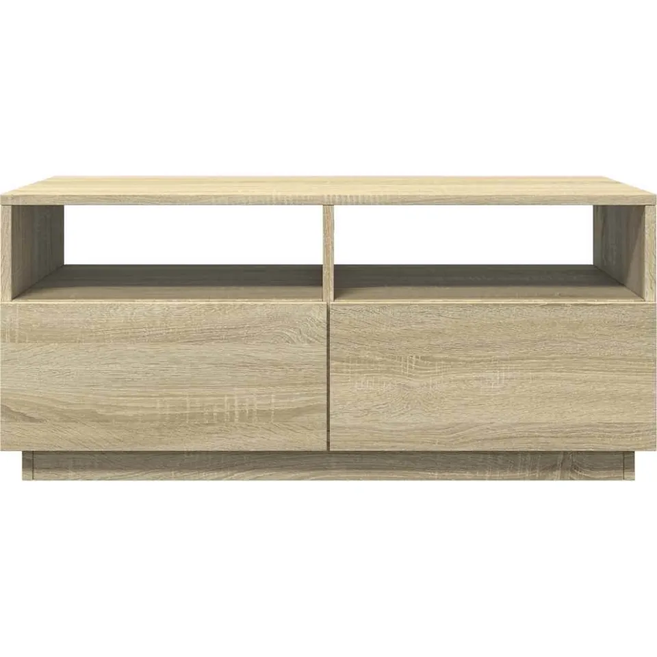 vidaXL Salontafel met LED-verlichting 90x49x40 cm sonoma eikenkleurig, foto 4