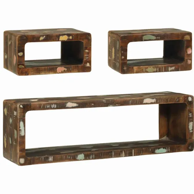 vidaXL Tv-meubelset 3 st Multikleur 100 x 30 x 32 cm Meerkleurig