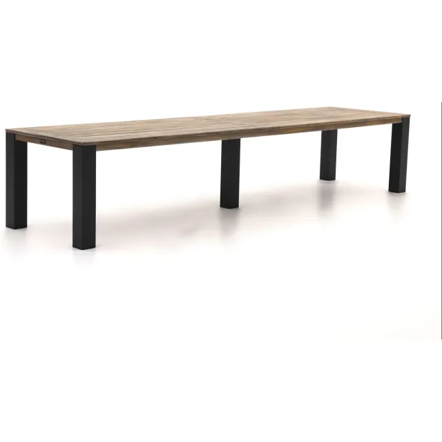ROUGH Furniture ROUGH-X dining tuintafel 400x100x76cm Bruin
