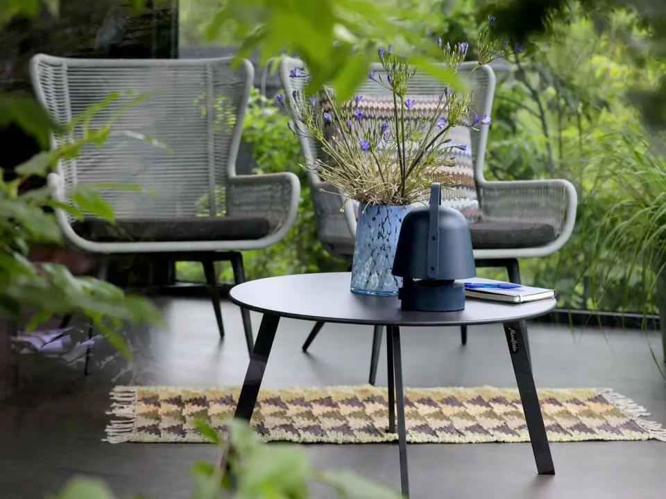Manifesto Furniture Manifesto Bovezzo bijzet tuintafel ø 70cm (h:40cm) grijs, foto 3