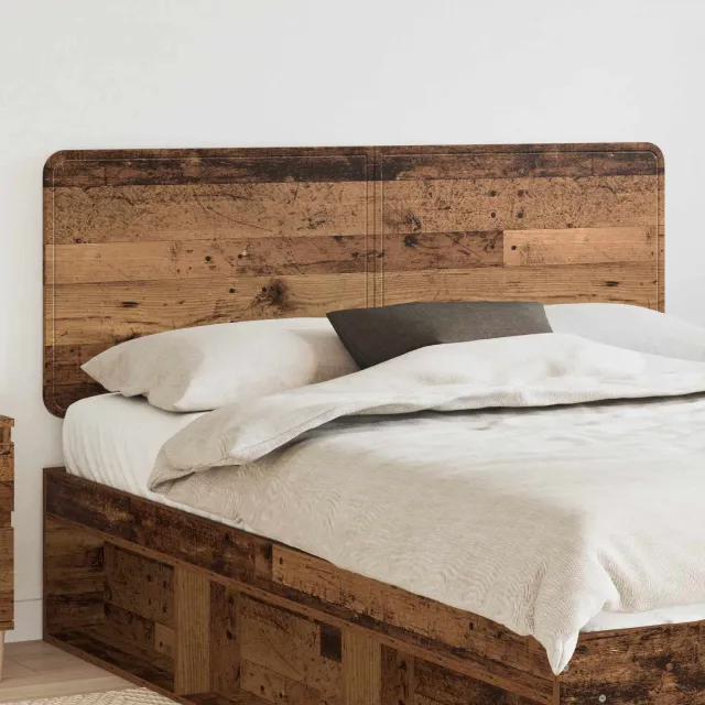 vidaXL Hoofdbord Oud Hout Bewerkt hout Bruin