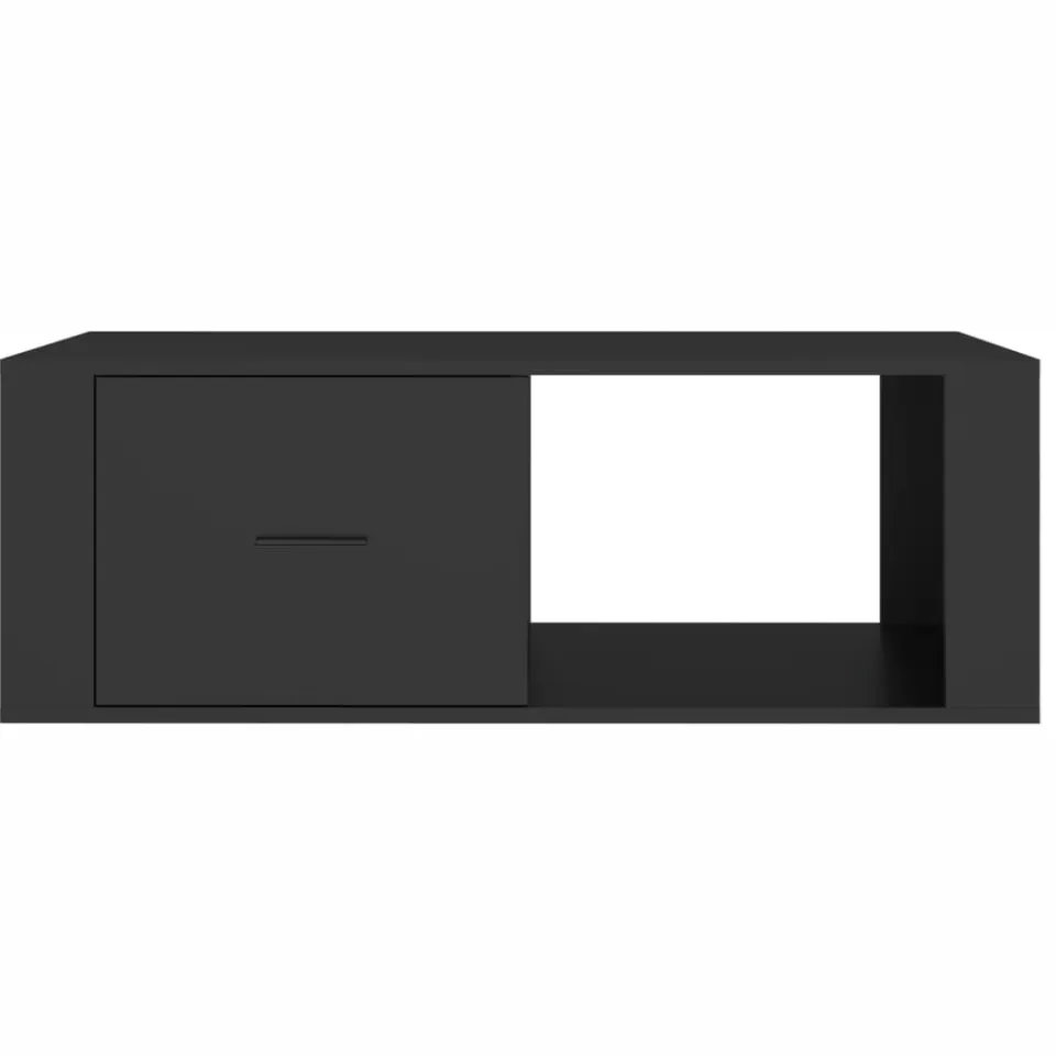 vidaXL Salontafel 100x50,5x35 cm bewerkt hout zwart, foto 3