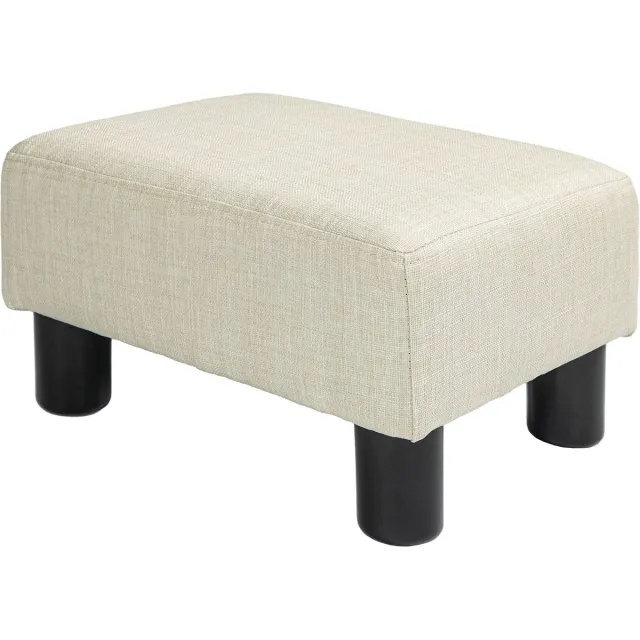Homcom Voetenbank - Polyester - 40x30x24cm - Beige