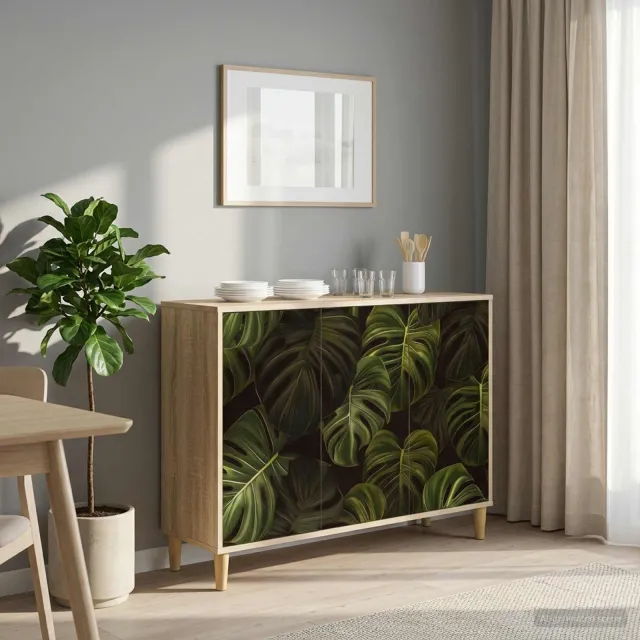 vidaXL Dressoir ELBURG Sonoma 102 x 33 x 75 cm Bewerkt hout Bruin