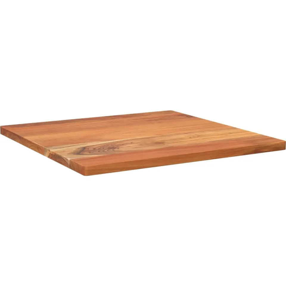 vidaXL Tafelblad vierkant 60x60x3,8 cm massief acaciahout bruin, foto 2
