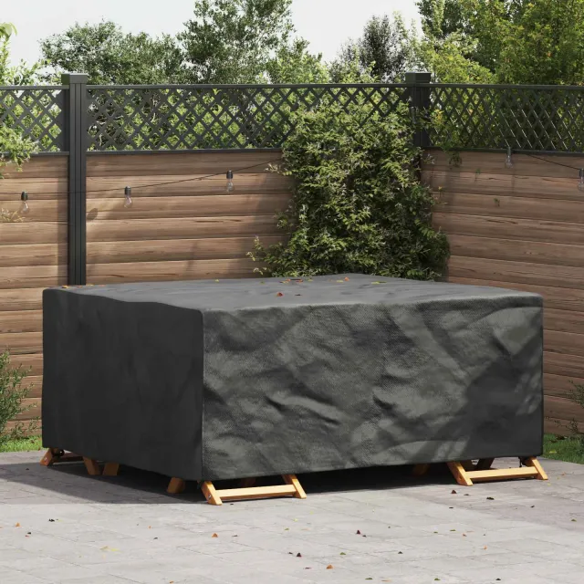 vidaXL Meubelhoes Effen Zwart 200 x 165 x 80 cm