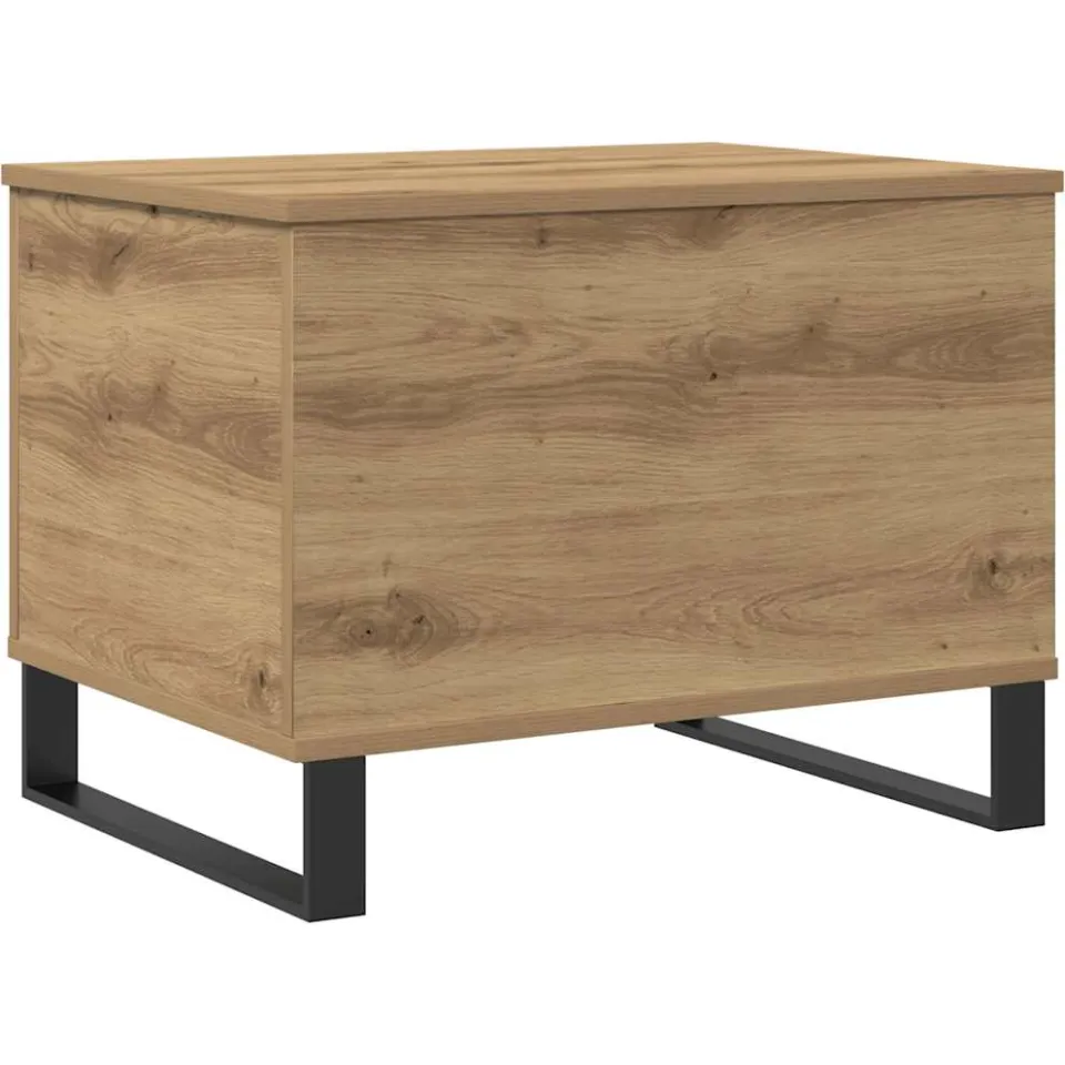 vidaXL Salontafel 60x44,5x45 cm bewerkt hout artisanaal eikenkleurig, foto 4