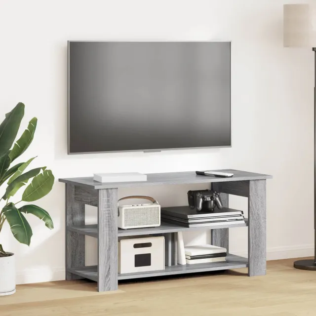 vidaXL TV-standaard Grijs Sonoma 100 x 40 x 50 cm, foto 2